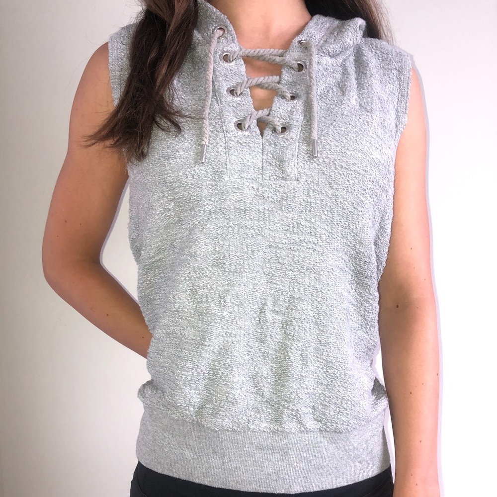 Abercrombie & Fitch sleeveless hoodie!